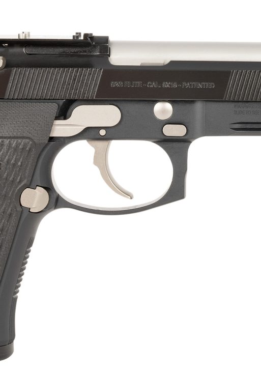 Langdon Tactical Tech LTT92ETJNRR Beretta 92 Elite  9mm Luger 18+1 4.70" Stainless Steel Barrel, Black Optic Cut/Serrated Steel Slide, Black Cerakote Frame w/Picatinny Rail, Black VZ G10 Grip