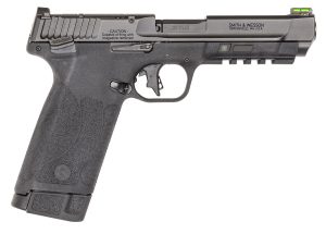 Smith & Wesson 13433 M&P 22 Magnum  22 WMR 30+1 (2) 4.35" Tempo Barrel System, Black, Polymer Frame with Pic. Rail, Optic Cut Slide, Fiber Optic Sight, Flat Faced Trigger, Ambi Controls
