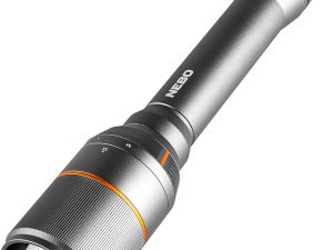 NEBO NEBFLT0018 Davinci 1000 Flashlight  Gray 100/400/1,000 Lumens White LED