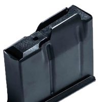 Mdt Sporting Goods Inc 102014BLK AICS Magazine  5rd 308/6.5 Creedmoor Short Action Black Steel w/ Binder Plate
