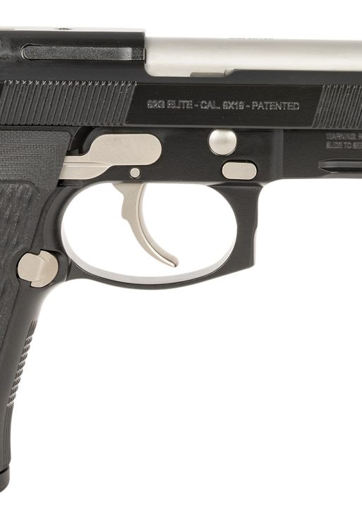 Langdon Tactical Tech LTT92ECB Beretta 92 Elite  9mm Luger 18+1 4.70" Target Crown Steel Barrel, Black Serrated Steel Slide, Black Frame w/Picatinny Rail, Black VZ G10 Grip