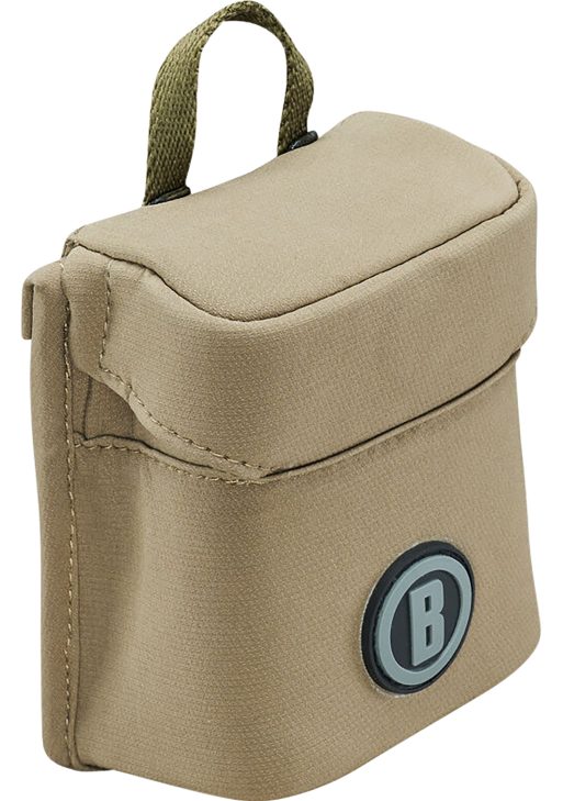 Bushnell BABLRFPCT Vault Modular Optics Protection System Laser Range Finder Pouch Tan Quiet Exterior with Lens Cleaning Interior, Modular Mounting System, Includes Coiled Tether