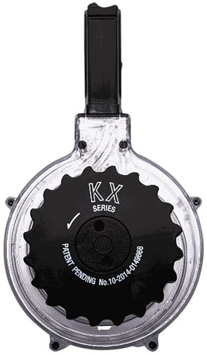 Kci Usa Inc KCIMZ036 AR-15  50rd Drum 5.56x45mm NATO Clear Polymer