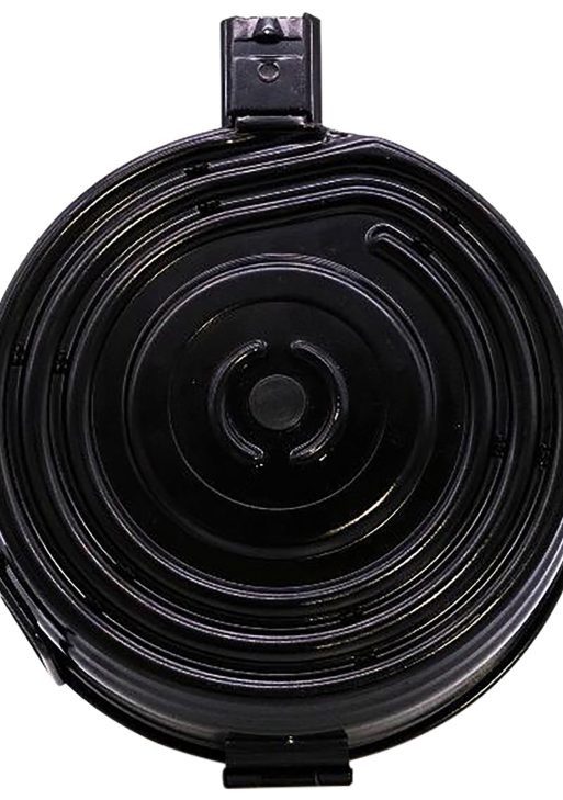 Kci Usa Inc KCIMZ004S AK-47  75rd Drum 7.62x39mm Black Steel Fits AK-47/AKM Platform