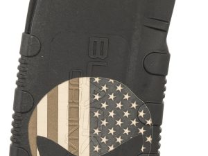 Black Rain Ordnance MAG30PUNISHW/FLAG Magazine  30rd 223 Rem/5.56 NATO Punisher American Flag Engraving Fits AR-15 Platform