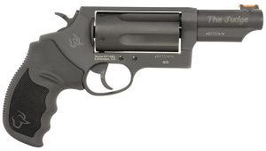 Taurus 24410P31T Judge T.O.R.O. Compact Frame 45 Colt (Long Colt)/410 Gauge 5 3" Matte Black Oxide Steel Barrel, Cylinder & Steel Frame, Black Rubber Grip, Transfer Bar Safety, Exposed Hammer