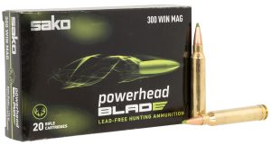SAKO (TIKKA) JASPHB300WM170B PowerHead Blade 300WinMag 170gr 20 Per Box/10 Case