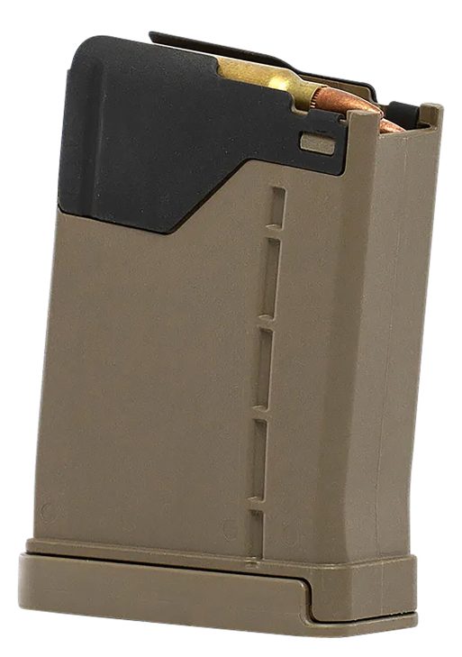 Lancer 232042 L5AWM  10rd 5.56x45mm FDE Polymer w/ Steel Feed Lips Fits AR-15
