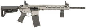 Maxim Defense MXM49734 MD15 L 5.56x45mm NATO 30+1 16" Fluted Barrel, Sniper Gray Rec/M-LOK Handguard, Black Magpul Furniture, SL-K Stock, MBUS Sights, Blackout Defense Flat Trigger