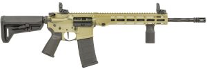 Maxim Defense MXM49736 MD15 L 5.56x45mm NATO 30+1 16" Fluted Barrel, Bazooka Green Rec/M-LOK Handguard, Black Magpul Furniture, SL-K Stock, MBUS Sights, Blackout Defense Flat Trigger