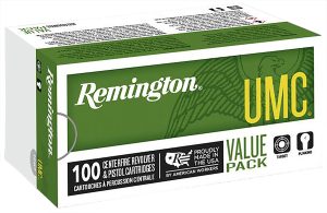 Remington Ammunition 23795 UMC Value Pack 40S&W 180gr Full Metal Jacket 100 Per Box/6 Case