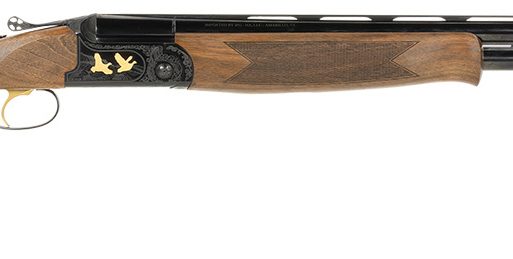 F.A.I.R. FRSLX600BL1628 SLX 600  Full Size 16 Gauge Break Open 3" 2rd 28" Black Over/Under Vent Rib Barrel, Black Engraved Stainless Steel Receiver, Fixed Walnut Stock, Technichoke System