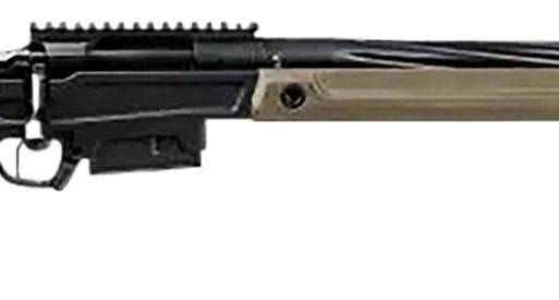 Stag Arms SABR02040001 Pursuit  6.5 PRC 3+1 22" Threaded/Fluted Sporter, Black Barrel/Rec, Tan OEM Hybrid Hunter Stock, TriggerTech Trigger, 20 MOA Scope Mount