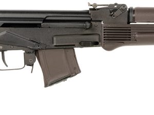 Arsenal SAM7SF-84EPM SAM7SF 84E 7.62x39mm 10+1 16.33" Black Steel Threaded Barrel, Black Forged & Milled Aluminum Receiver, Black Synthetic Folding Right Side Stock, Plum Polymer Grip