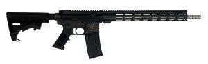 Great Lakes Firearms GL15223SSLBLK AR-15  223 Wylde 30+1 16", Black, 15" M-Lok Handguard, Carbine Stock, A2 Grip, Muzzle Brake Left Hand