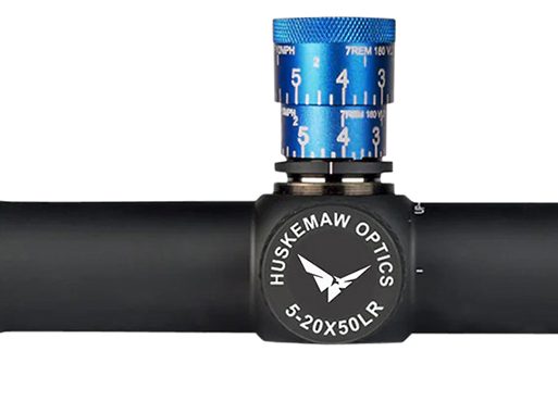 Huskemaw Optics 10520BDMB Blue Diamond  Black 5-20x50mm 30mm Tube, HuntSmart Reticle