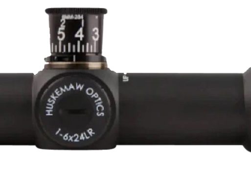 Huskemaw Optics 1016HO Tactical Hunter Black 1-6x24mm 30mm Tube, Illuminated HuntSmart Reticle