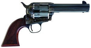 Cimarron AR400 Arizona Ranger  357 Mag 6 Shot, 4.75" Blue w/Engraved "Arizona Ranger" Steel Barrel, Blued Cylinder, Color Case Hardened Steel Frame, Checkered Walnut Grip, Exposed Hammer