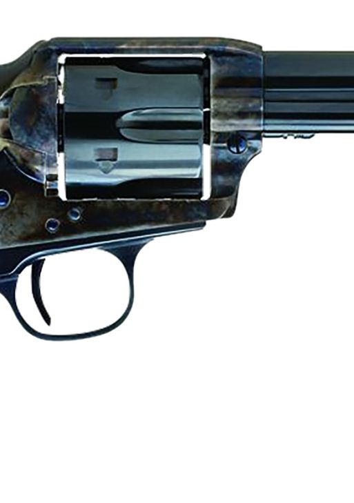Cimarron AR410 Arizona Ranger  45 Colt (LC) 6 Shot, 4.75" Blue w/Engraved "Arizona Ranger" Steel Barrel, Blued Cylinder, Color Case Hardened Steel Frame, Checkered Walnut Grip, Exposed Hammer