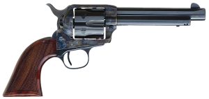 Cimarron AR411 Arizona Ranger  45 Colt (LC) 6 Shot, 5.50" Blue w/Engraved "Arizona Ranger" Steel Barrel, Blued Cylinder, Color Case Hardened Steel Frame, Checkered Walnut Grip, Exposed Hammer
