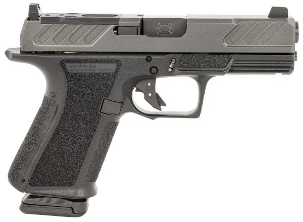 Shadow Systems SS1306 MR920 Foundation 9mm Luger 15+1 4" Black Nitride Match Grade Barrel & Optic Cut/Serrated/SS Logo Stainless Steel Slide, Black Polymer Frame w/Beavertail & Picatinny Rail
