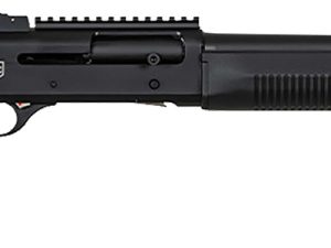 MAC 21000154 1014 Breacher 12 Gauge Semi-Auto 3" 5+1 18.50" Black Anodized Steel Barrel, Black Anodized Picatinny Rail Receiver, Black Pinned Fixed Synthetic Stock, Black Polymer Grip