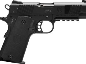 Hammerli Arms 5170502 Forge H1  Compact 22 LR 12+1 4.25" Matte Black Steel Threaded Barrel, Black Cerakote Serrated Slide, Black Aluminum Frame w/Beavertail, Black Polymer Grip