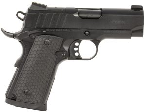 EAA GIRSAN 391041 MC1911 SC Influencer Sub-Compact 45 ACP 6+1 3.40" Blued Steel Barrel, Black Cerakote Optic Ready/Serrated Steel Slide & Frame w/Picatinny Rail & Beavertail, Gray Polymer Grip