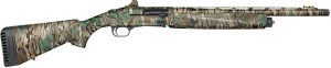 Mossberg 85169 940 Pro Turkey 12 Gauge 4+1 3" 18.50", Mossy Oak Greenleaf, Optic Cut Rec, Self-Draining Synthetic Stock with Adj. Shims, HiViz CompSight Fiber Optic Sight, Includes Holosun Red Dot