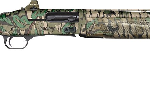 Mossberg 85169 940 Pro Turkey 12 Gauge 4+1 3" 18.50", Mossy Oak Greenleaf, Optic Cut Rec, Self-Draining Synthetic Stock with Adj. Shims, HiViz CompSight Fiber Optic Sight, Includes Holosun Red Dot