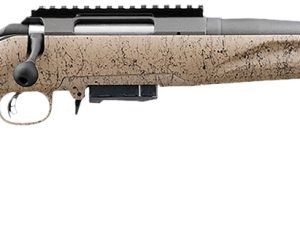 Ruger 46921 American Ranch Gen II 7.62x39mm 5+1 16.10" Cobalt Cerakote Spiral Threaded Barrel, Picatinny Rail Steel Receiver, Flat Dark Earth Splatter Adj Comb Synthetic Stock