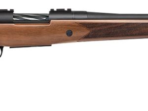Mossberg 28137 Patriot Walnut Full Size 350 Legend 4+1 22" Matte Blued Fluted Barrel, Matte Blued Stainless Steel Receiver Drilled & Tapped, Walnut Fixed Stock, Right Hand