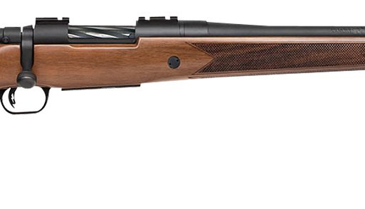 Mossberg 28137 Patriot Walnut Full Size 350 Legend 4+1 22" Matte Blued Fluted Barrel, Matte Blued Stainless Steel Receiver Drilled & Tapped, Walnut Fixed Stock, Right Hand