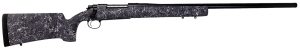 Remington Firearms (New) R84170 700 Long Range Full Size 6.5 Creedmoor 4+1 26" Matte Black Heavy Threaded Barrel, Drilled & Tapped Steel Receiver, Grey w/Black & White Web HS Precision Synthetic Stock