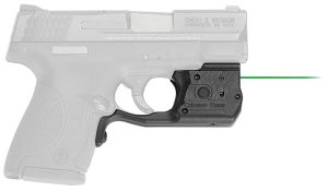 Crimson Trace 0158401 Laserguard Pro Fits S&W M&P Shield & M&P Shield M2.0 9mm/40 S&W, Green Laser/White Light Black Polymer