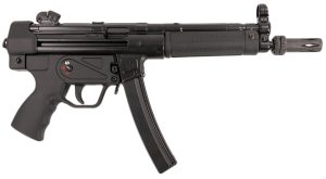 MAC 12750004 5  9mm Luger 30+1 8.90" Black Phosphate Steel Threaded Barrel, Black Phosphate Optics Ready Receiver/Frame, Black Grip, Ambidextrous