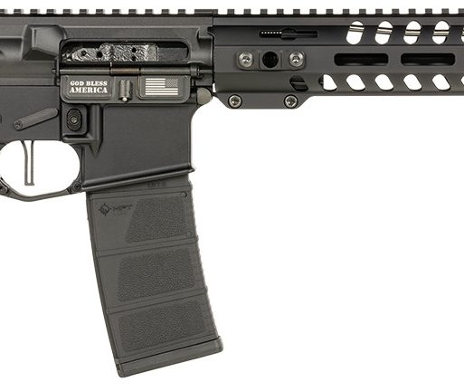 Patriot Ordnance Factory 02045 Minuteman  5.56x45mm NATO 30+1 13.75" Black Steel Threaded Barrel, Black Anodized Aluminum Receiver, 13" Renegade Rail Handguard