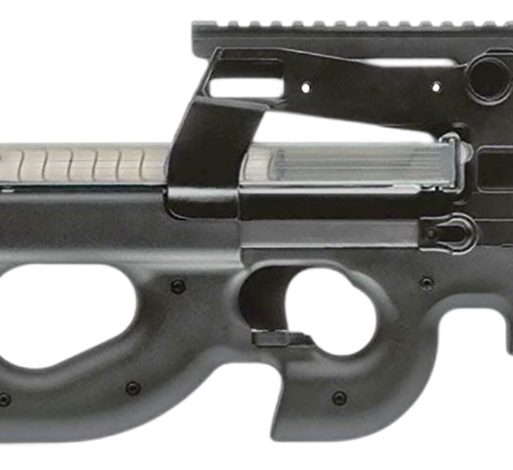 FN 3848950463 PS90  5.7x28mm 50+1 16" Black Ported Barrel, Black Aluminum Receiver, MIL-STD 1913 Rail, Matte Black Synthetic Bullpup Stock w/Thumbhole, Ambidextrous