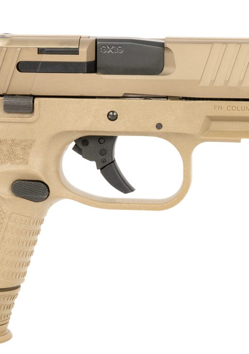 FN 66101794 509C MRD  Compact W/Compensator Frame 9mm Luger 4.20" 15+1 12+1 Black Flat Dark Earth PVD Flat Dark Earth