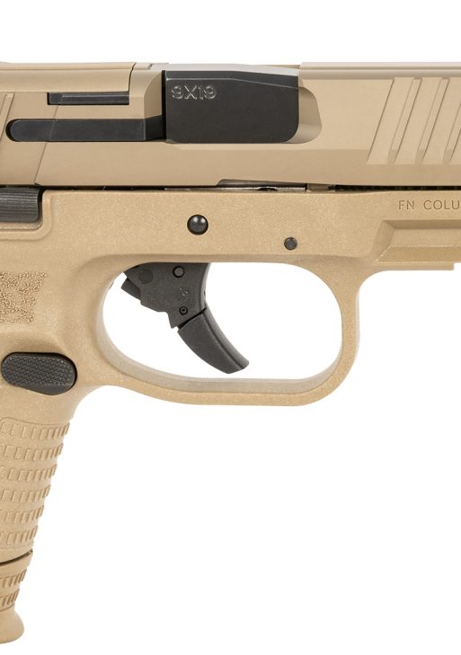 FN 66101795 509C MRD  Compact W/ Compensator Frame 9mm Luger 10+1 Black Flat Dark Earth PVD Flat Dark Earth