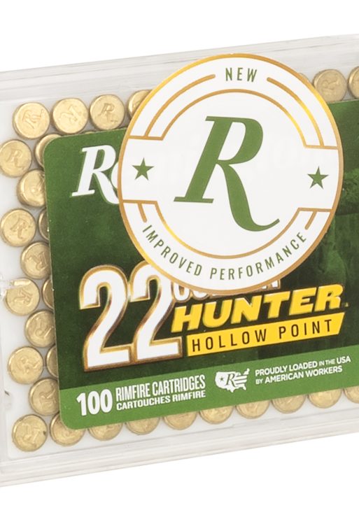Remington Ammunition R21251 Golden Hunter  22LR 40gr Plated Hollow Point 100 Per Box/50 Case