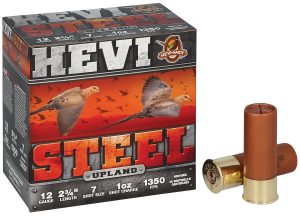 HEVI-Shot HS61266  Upland 12Gauge 2.75" 1oz 6Shot 25 Per Box/10 Case