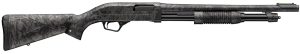 Winchester Repeating Arms 512457695 SXP Defender Compact 20 Gauge Pump 3" 5, 2 3/4" Shells 18" Forged Carbon Hydrodip Steel Barrel, Aluminum Receiver, Fixed Forged Carbon Hydrodip Synthetic Stock