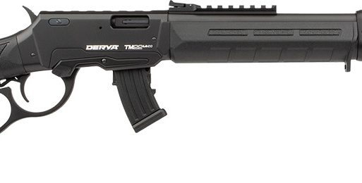 Rock Island TM22LA20 TM22  Full Size 22 LR 10+1 20" Black Anodized Barrel, Black Anodized Picatinny Rail Aluminum Receiver, M-LOK Handguards, Black Anodized Aluminum Fixed Stock,  Ambidextrous