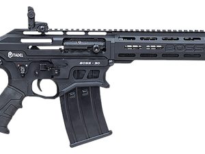 Citadel CBOSS3012 Boss30  12 Gauge Semi-Auto 3" 5+1 18.75" Black Steel Threaded Barrel, Matte Black Cerakote Picatinny Rail Aluminum Receiver, Black Adj Cheek Riser Synthetic Stock