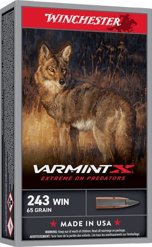 Winchester Ammo X243PXP Varmint X  243Win 65gr Extreme Point 20 Per Box/10 Case