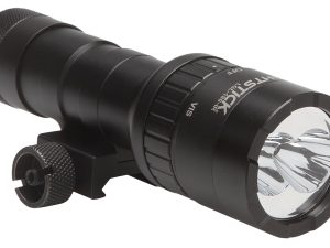 Nightstick LGL180IR Dual-Beam Long Gun Light Kit with IR Illuminator  Black Anodized Hardcoat 1100 Lumens White LED 940 nM Infrared