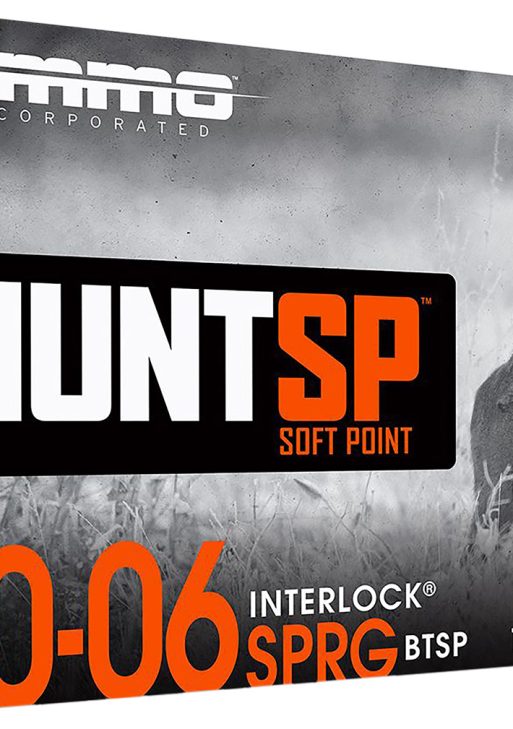 Ammo Inc 3006165SPA20 Hunt  30-06Springfield 165gr Soft Point 20 Per Box/10 Case