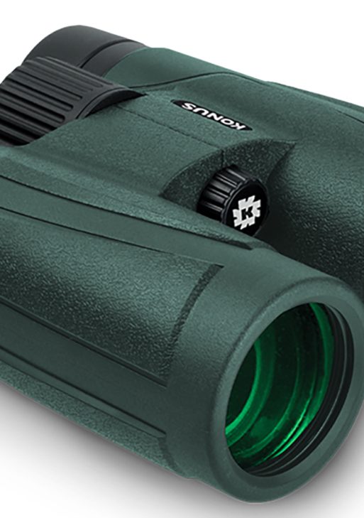 Konus 2272 Regent-HD  8x42 W.A. BaK-4 Roof Prism Center Focus Black Rubber Armor