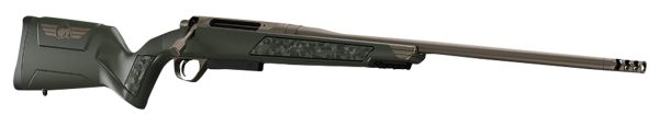 Christensen Arms 8011500700 Evoke  Full Size 30-06 Springfield  4+1 22" Burnt Bronze Cerakote #4 Contour Threaded Barrel, Gray w/Bronze Logo Hybrid Hunter w/Picatinny Rail Synthetic Stock